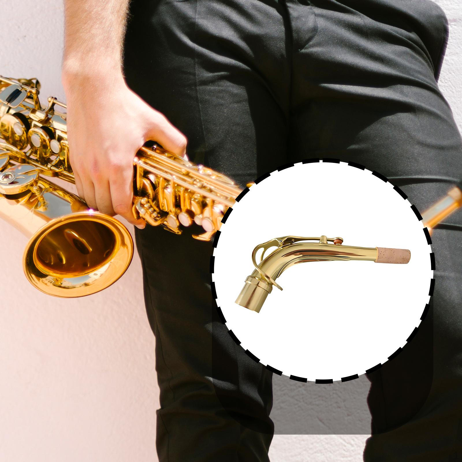 

Curved Saxophone Port Efficient Technicians Adjustment Replacement Instrument Assembly brass