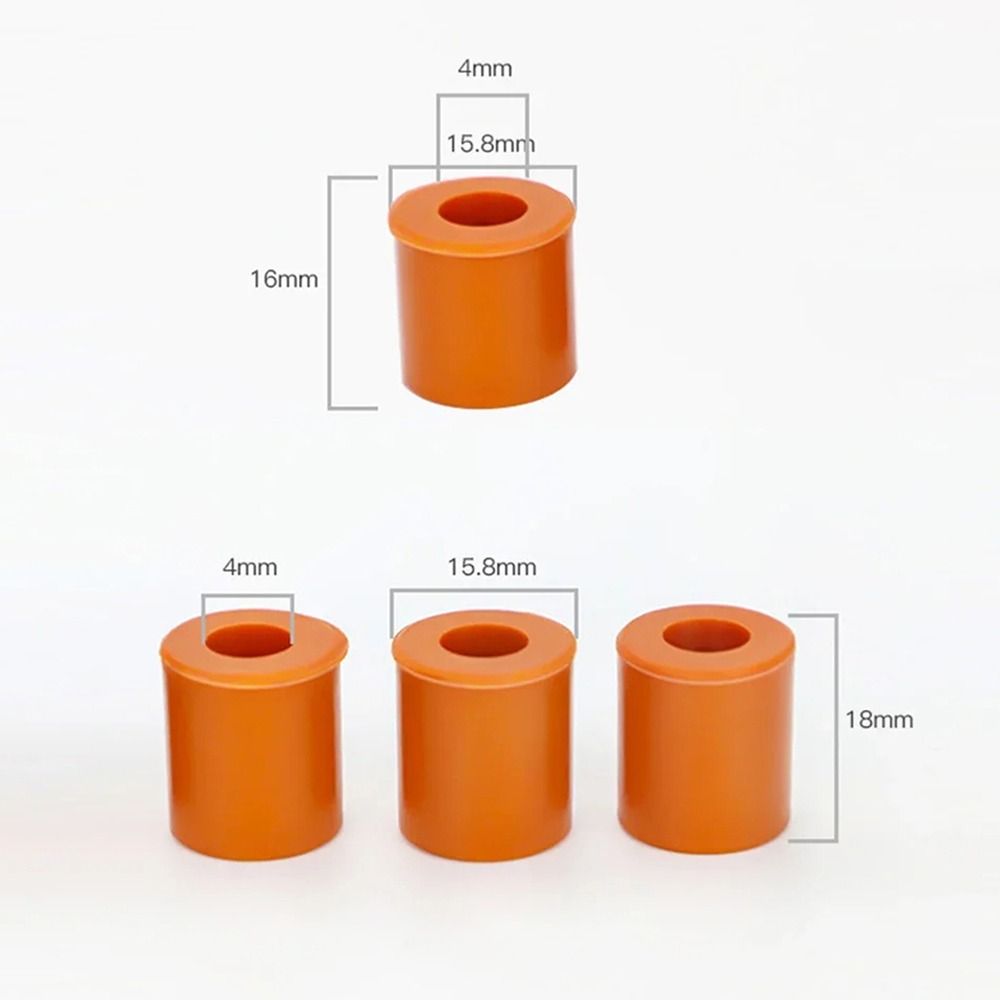 4Pcs Silicone Hot Bed Leveling Column Heatbed Heat-Resistant Solid Spacer Platform Leveler Buffer