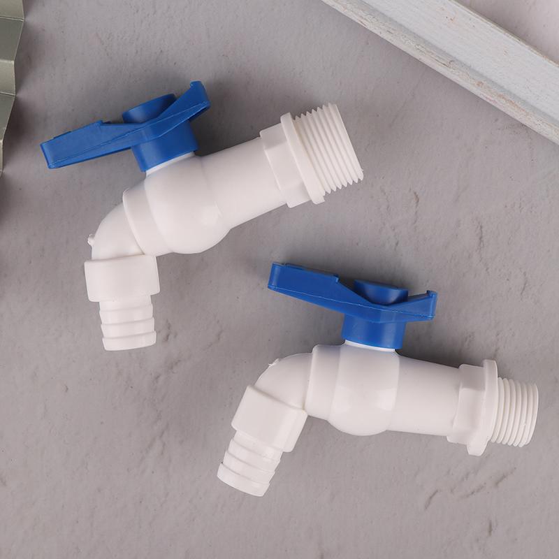 1 Stück 1/2 3/4" Kunststoff Außengewinde Wasserhahn Tankhahn Adapter Ablaufhahn Aquarienventil Ersatzhahn Gartenzubehör