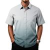 Men's Casual Short Sleeve Button Down Shirt with Chest Pocket Lightweight Breathable Summer Shirt for Everyday Wear