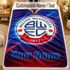 Flannel BlanketBolton Wanderers FC Custom Name Text Personalized Soft Warm Throw Blanket Home Decor Gift