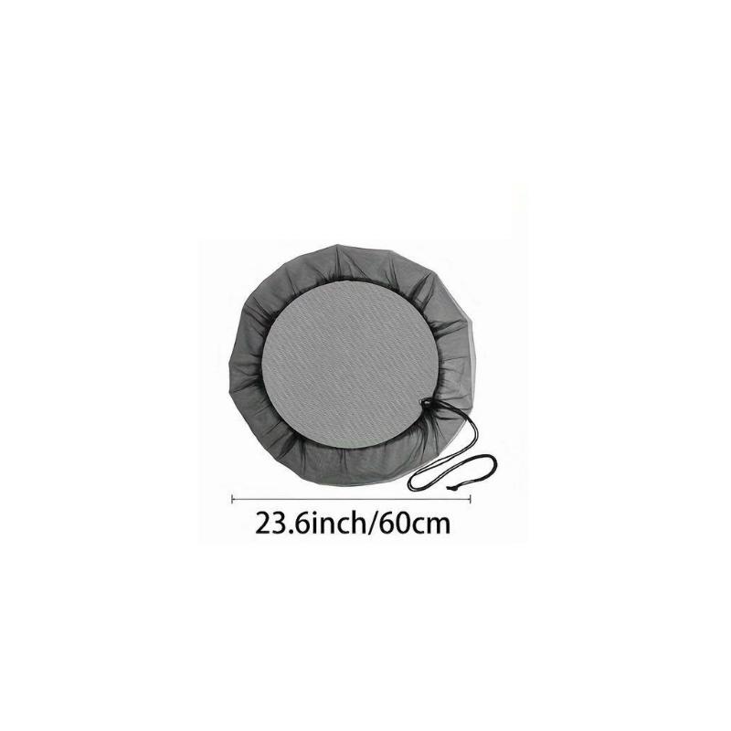 Rain Mesh Cover for Water Buckets Dust Mosquito Debris Proof Reusable Tear Resistant Net for Home Outdoor Rain Use 60cm
