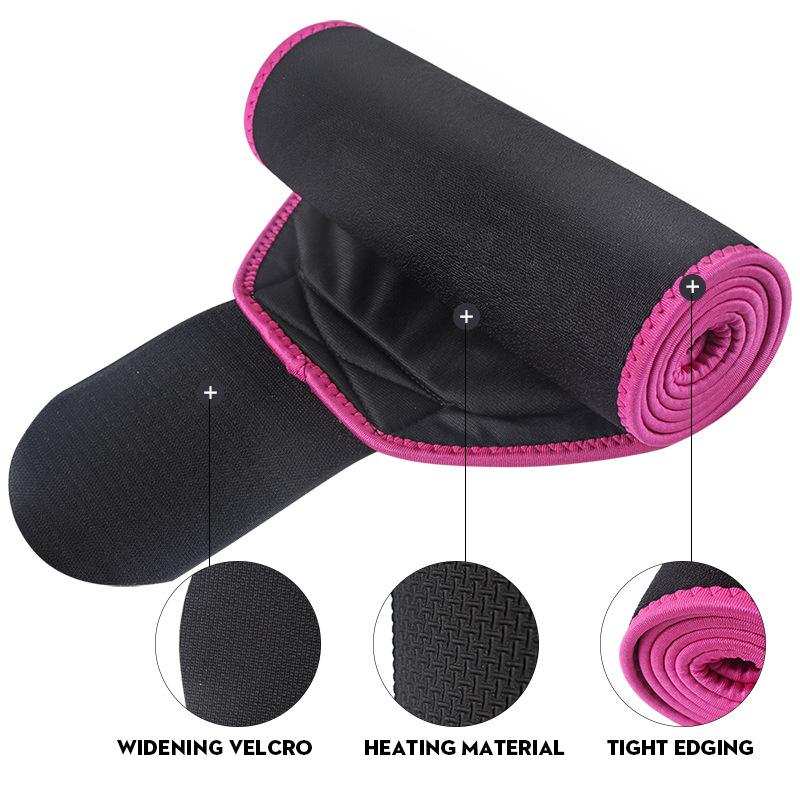 1Pc Waist Trimmer Belt Weight Loss Sweat Band Wrap Fat Tummy Stomach Sauna Sweat Belt Waist Trainer For Women Men Neoprene