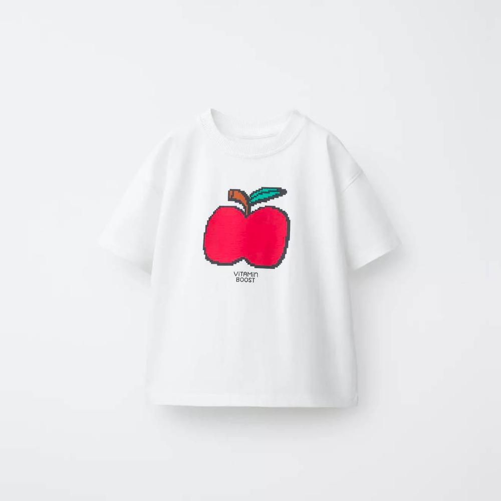 New Kids  TShirt Cartoon Printed Tees Crewneck Base Shirt Baby Girls Cute Summer Clothes Simple Versatile T Shirt