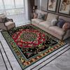 Retro Red Persian Large Area Carpet Living Room Easy Clean Floor Mat Bedroom Non-slip Bedside Rug Room Decor Classical Carpets