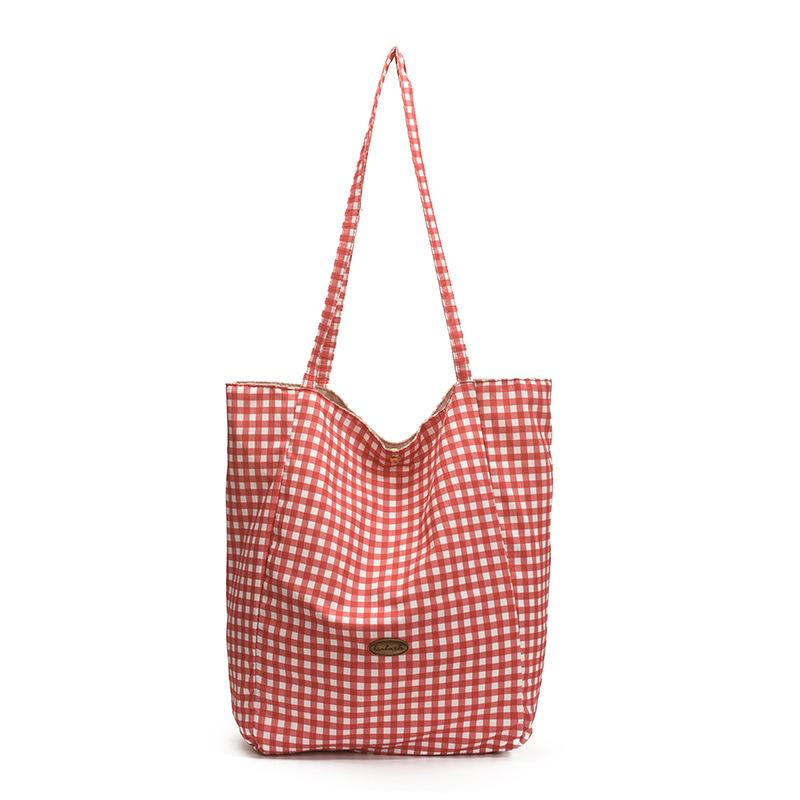 Summer new beautiful personalized casual shoulder bag female students class niche commuting tote big bag