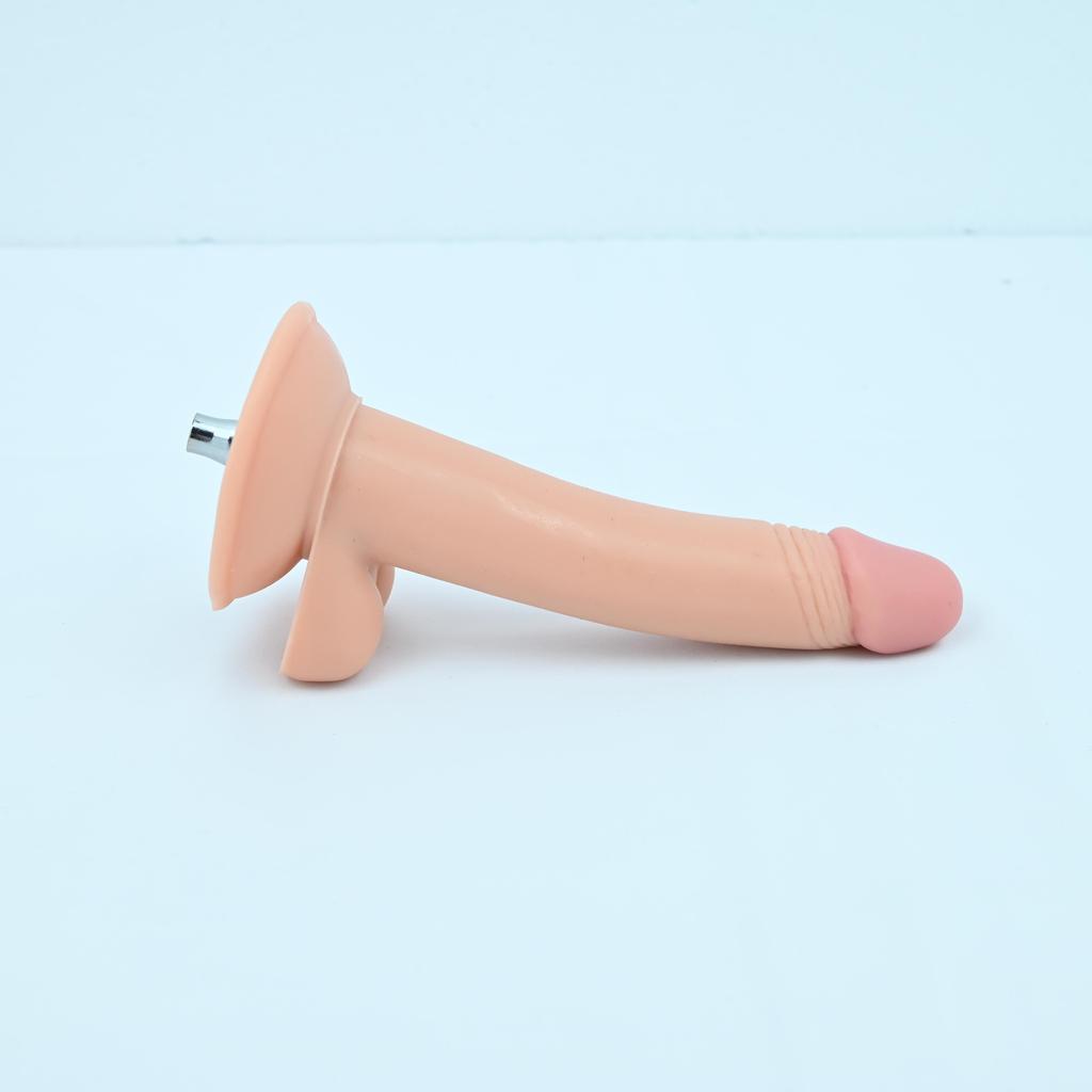 Sex Machine Attachment ROUGH BEAST 7.87" Black/Flesh Dildo for Sex Machine Vac-u-lock Love Machine Attachment Anal Plug Adult Sex Toys