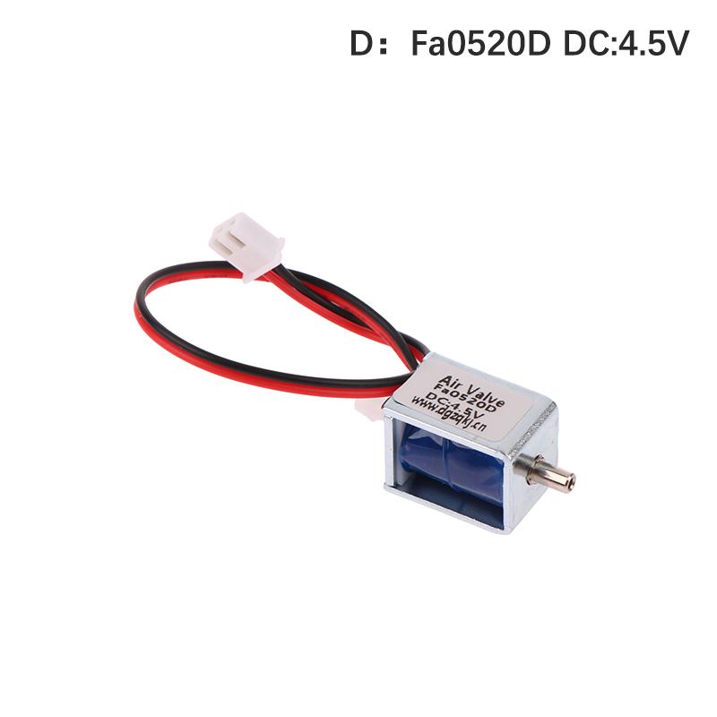 

Fa0520D Мініатюрний електричний соленоїдний клапан DC3.7V 4.5V 6V 12V 24V N/C нормально закритий повітряний клапан випускний клапан мікроклапан мікроповітряний клапан
