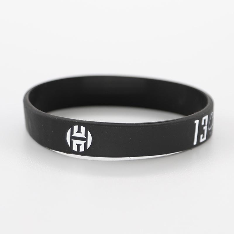 Thickened Luminous NBA Basketball Silicone Wristband: Harden, LeBron, Curry, Irving Edition