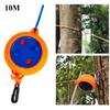 1 pièce 10M Corde à linge Corde de séchage de linge Ligne à linge extérieure Coupe-vent Antidérapante Cordon rétractable pour Accessoires d'Hôtel Camping