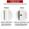 Modern Single-Sided Wooden Concealed Door Lock Zinc Alloy Door Handle With Integrated Deadbolt Lock Door Knob With Twist