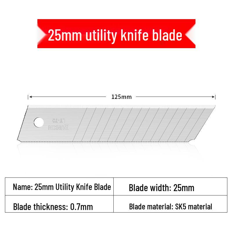 Industrial Grade Utility Knife - Durable Non-Wobbling Holder, Heavy Duty All-Steel Blade, Thickened for Cutting Wallpaper