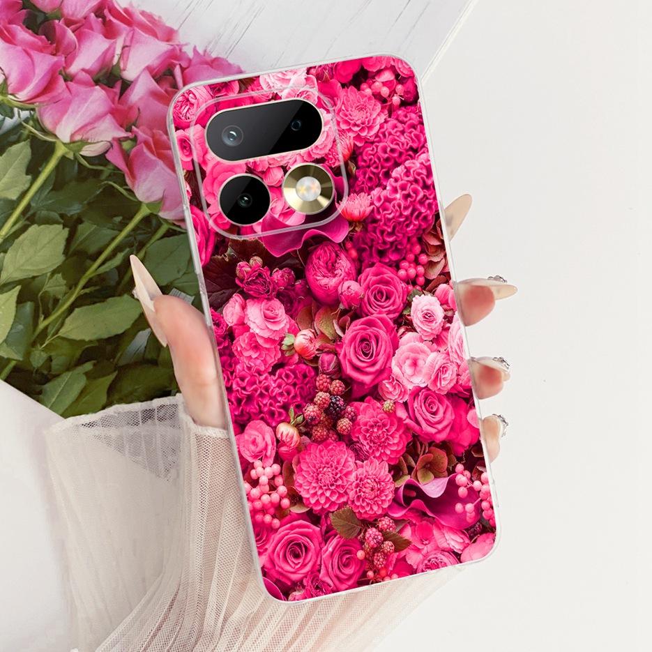 For Realme 16 Pro Plus Case RMX5131 Cute Cat Peacock Painted Cover Soft Slim Phone Case For Realme 16 Pro Realme16 Pro+ 5G Shell