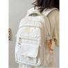 High Value Simple Casual Couple Travel Backpack Large Capacity Junior High School Students Multi-compartment Backpack Men