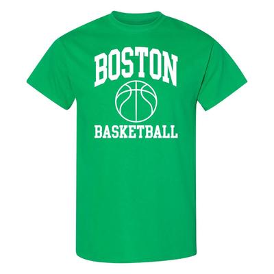 Boston Classic Basketball Boog Basis Katoenen T-shirt