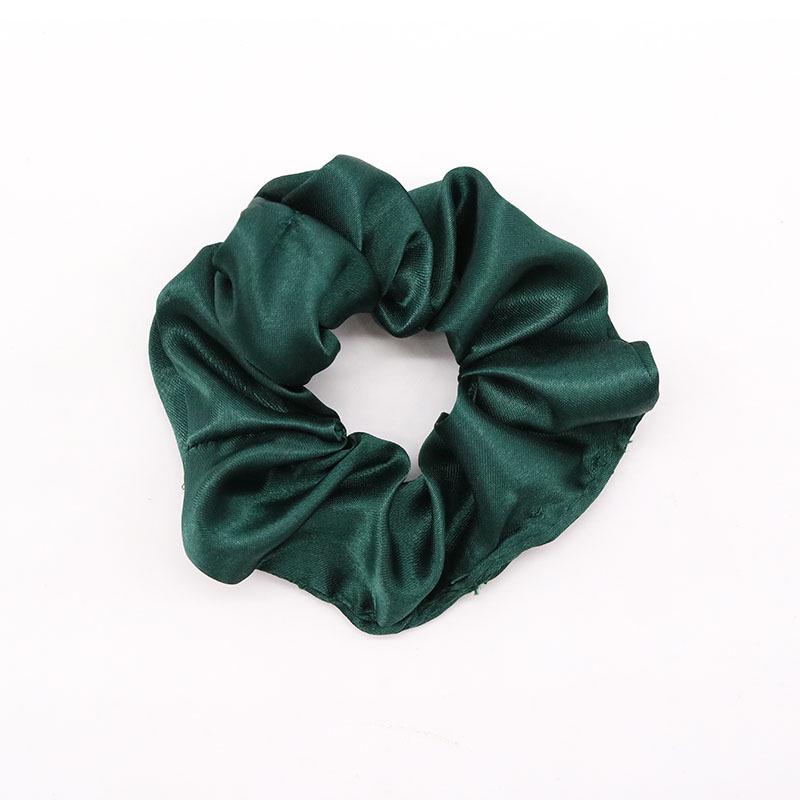 Vintage French Satin Silk Hair Tie - Retro Versatile Accessory