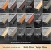 7-Shaped PVC Wood Grain Flooring Transition & Edge Trim Strip