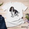 Cute Tri-Color Cavalier King Charles Spaniel Premium Unisex T-shirt