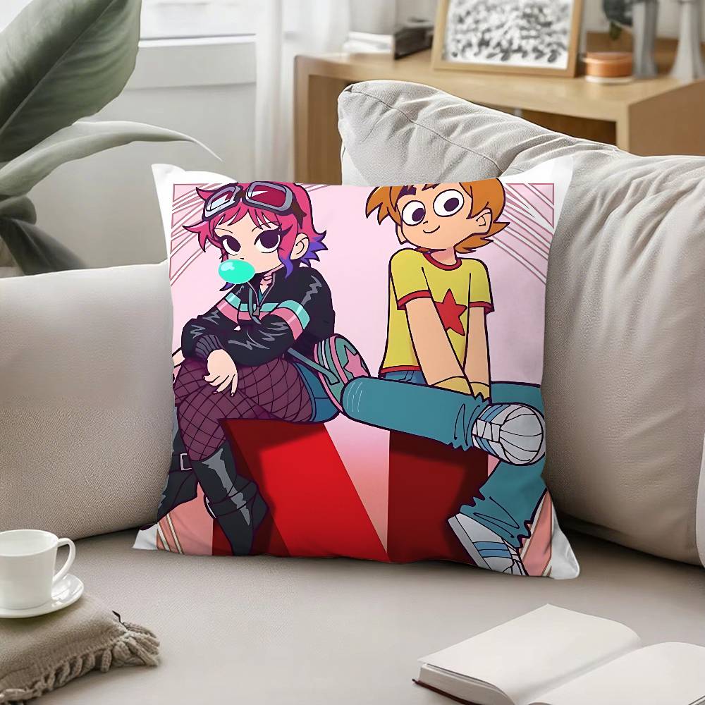 Funny Scott Pilgrim Vs The World Pillow Case Pattern Printed Pillowcase For Living Room Sofa Cushion Cover Bedroom Decor
