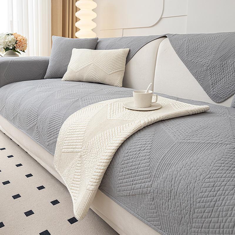 Mi Bai Sofa Polštářek Osuška na opěradlo Sezónní Univerzální Protiskluzový Prachový Polštářek Minimalistický Moderní kožený Potah na pohovku Ručník