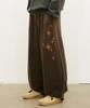 GAKKAI UNIONS Fade Star Sweat Balloon Pants Ash Brown