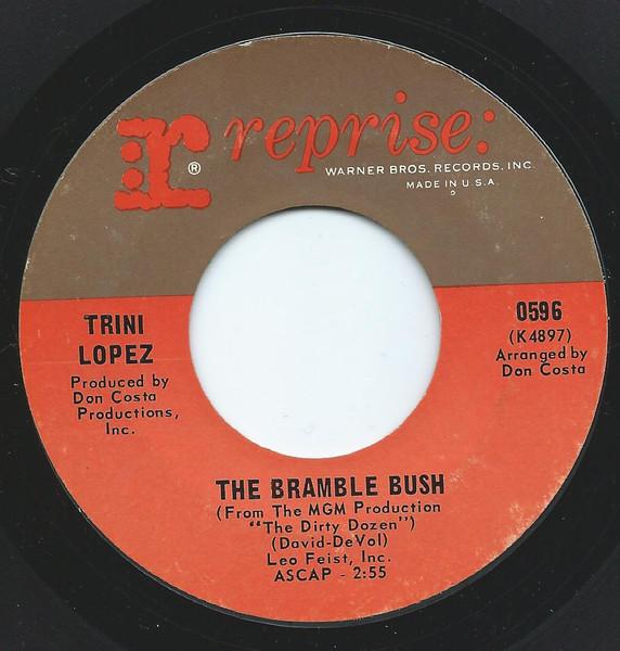

7inch Record TRINI LOPEZ - The Bramble Bush 0596 Reprise Records US Pop Used