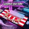 Custom Name Personalized AS Monaco Pattern Mousepad, Laptop PC Desk Mat, Decorative Desk Mat for Home Keyboard Pad Gift