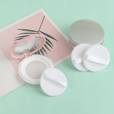 3G ultratenká prázdná krabička na sypký pudr Nádoba na make-up nádoba Sifter Puff Mirror