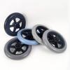 5Inch Wheelchair Front Castor Anti Slip Wear-resistant Solid Tire Wheel Replacement Shopping Cart Wheels Wheelchair Accessories