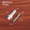 Wall Plug Home Pierced With Screw Sleeve Drywall Anchor Expand Nail Bolt Set Expansion Screws