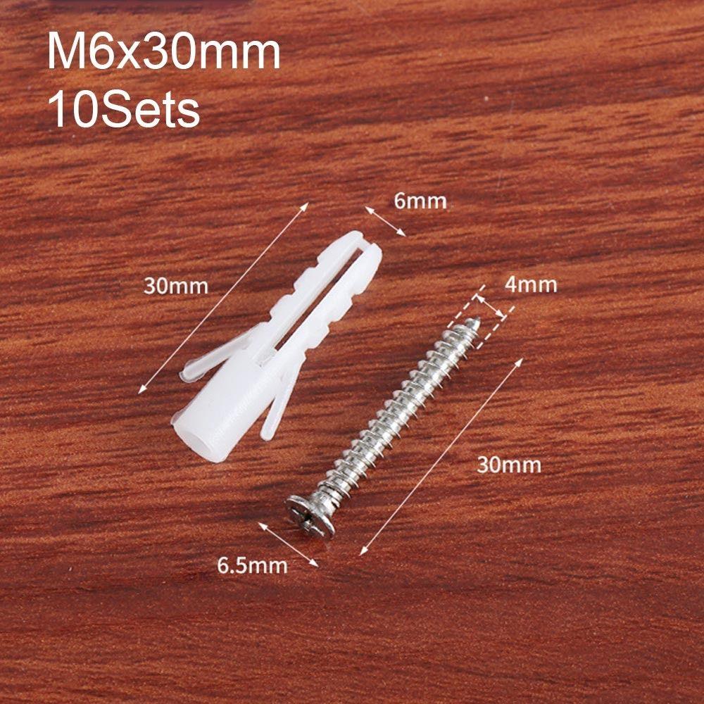 Wall Plug Home Pierced With Screw Sleeve Drywall Anchor Expand Nail Bolt Set Expansion Screws