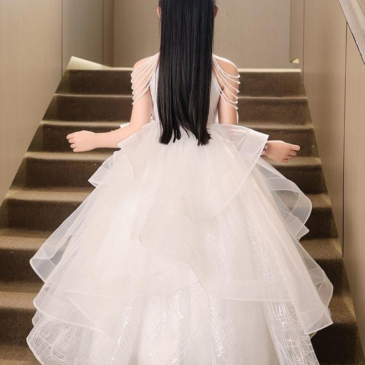 Girls' Princess Dress: Elegant Flower Girl and Birthday Gown for Special Occasions