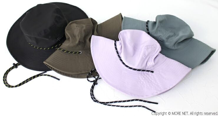 New Era Adventure Wide Brim of Directed by Keiko Size Hat, "Softness Nature" Hitotsuyama, Lavender, S-M (14117148)