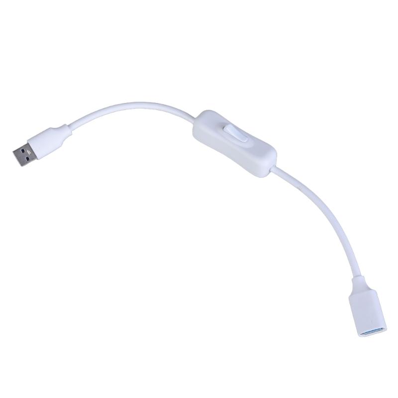 

USB3.0 Extension Cable with Power Switcher Male to Female USB Adapter for PC Car 5Gbps Data Transfer and Charging