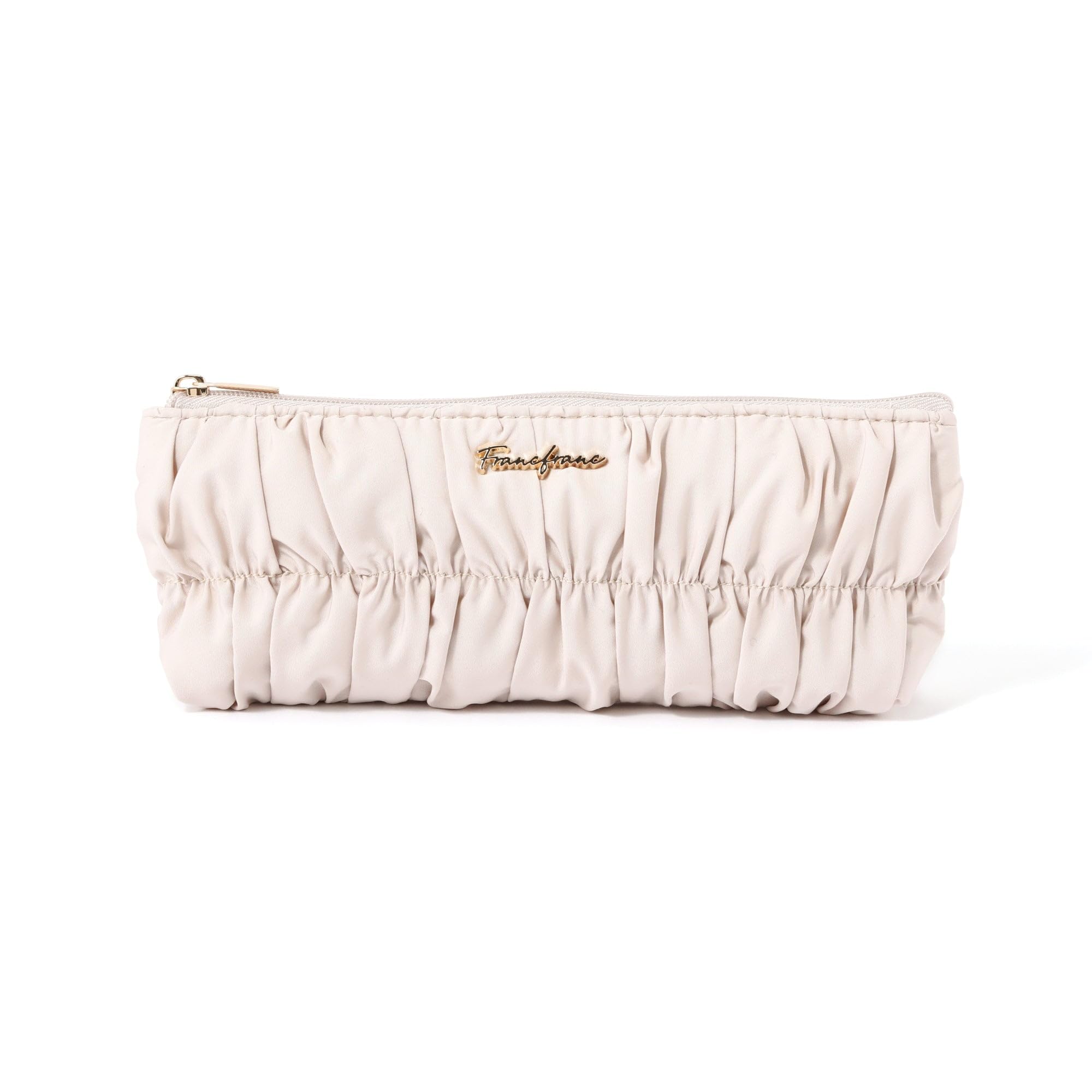 

[Francfranc] Светло-розовый чехол для ручек и очков - Коллекция Gather | Органайзер для стола, пенал