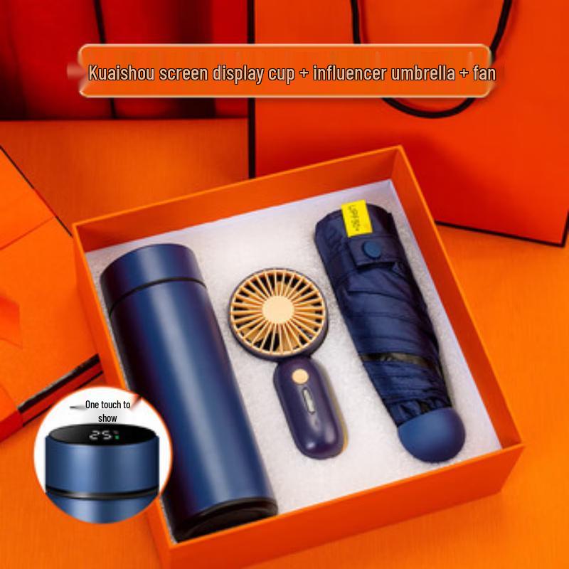 Light Luxury Blue 3-Piece Holiday Gift Set