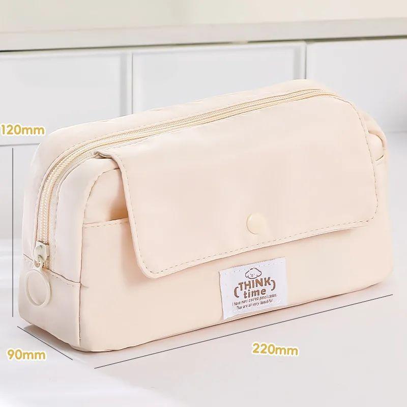 Transparent Pencil Case with Large Capacity, Multi-functional Stationery Bag, Meirad New Design, Ideal for Storage