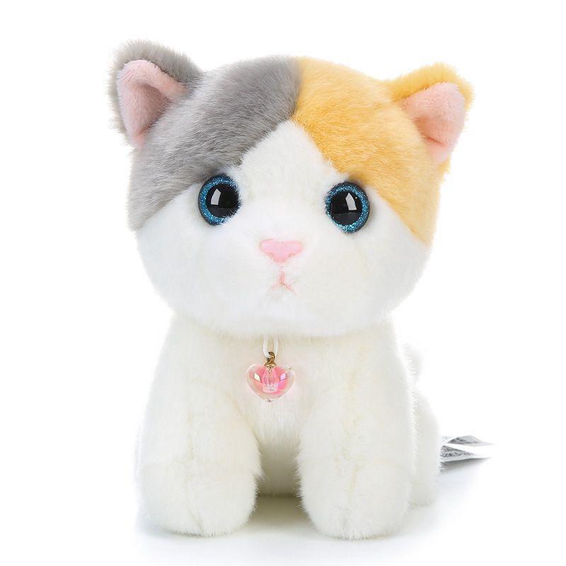 Adorable Simulation Siamese Shorthair Plush Cat Toy For Home And Room Decor