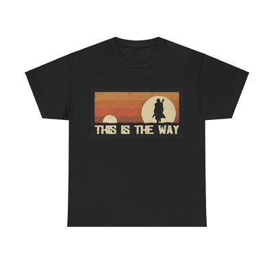 Mandalorian This Is the Way Star Wars Graphic Unisex  Tee T  Shirt Unisex T-Shirt