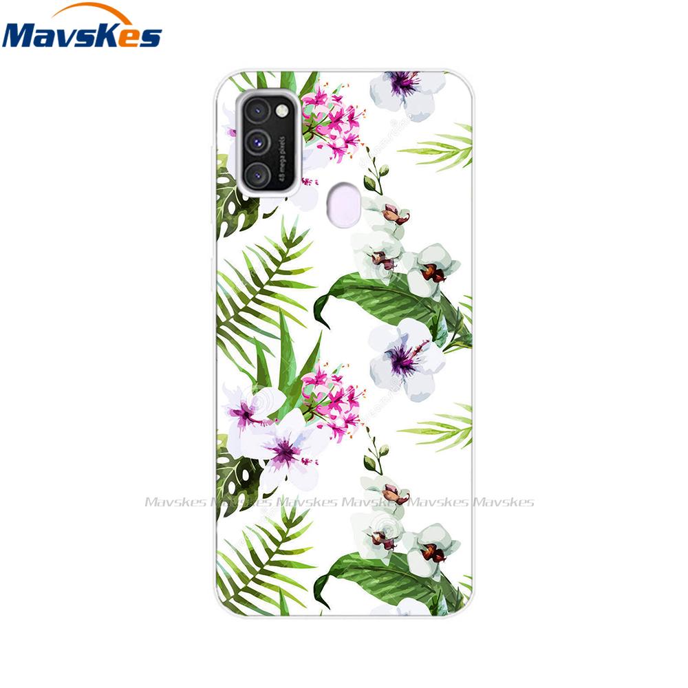 For Samsung Galaxy M21 Case Back Cover Soft Silicone TPU Phone Case For Samsung Galaxy M20 M21 M30 M30s M31 Case Cover Bumper
