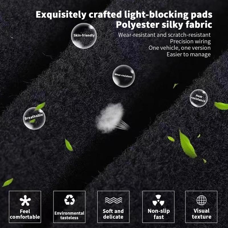 Fit for Mazda MX-5 Roadster Miata 2015- ND RF MX5 Dashmat Dashboard Cover Pad Protective Carpet Accessories DashMat Sunshade