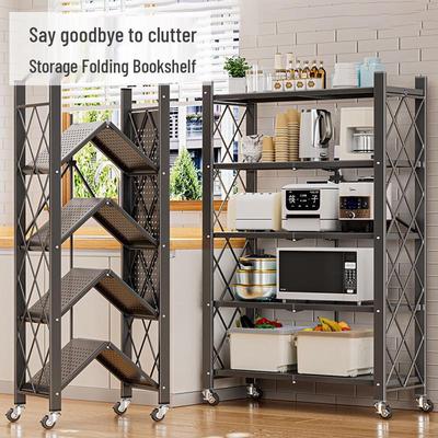 Portable Folding Storage Rack for Study or Living Room