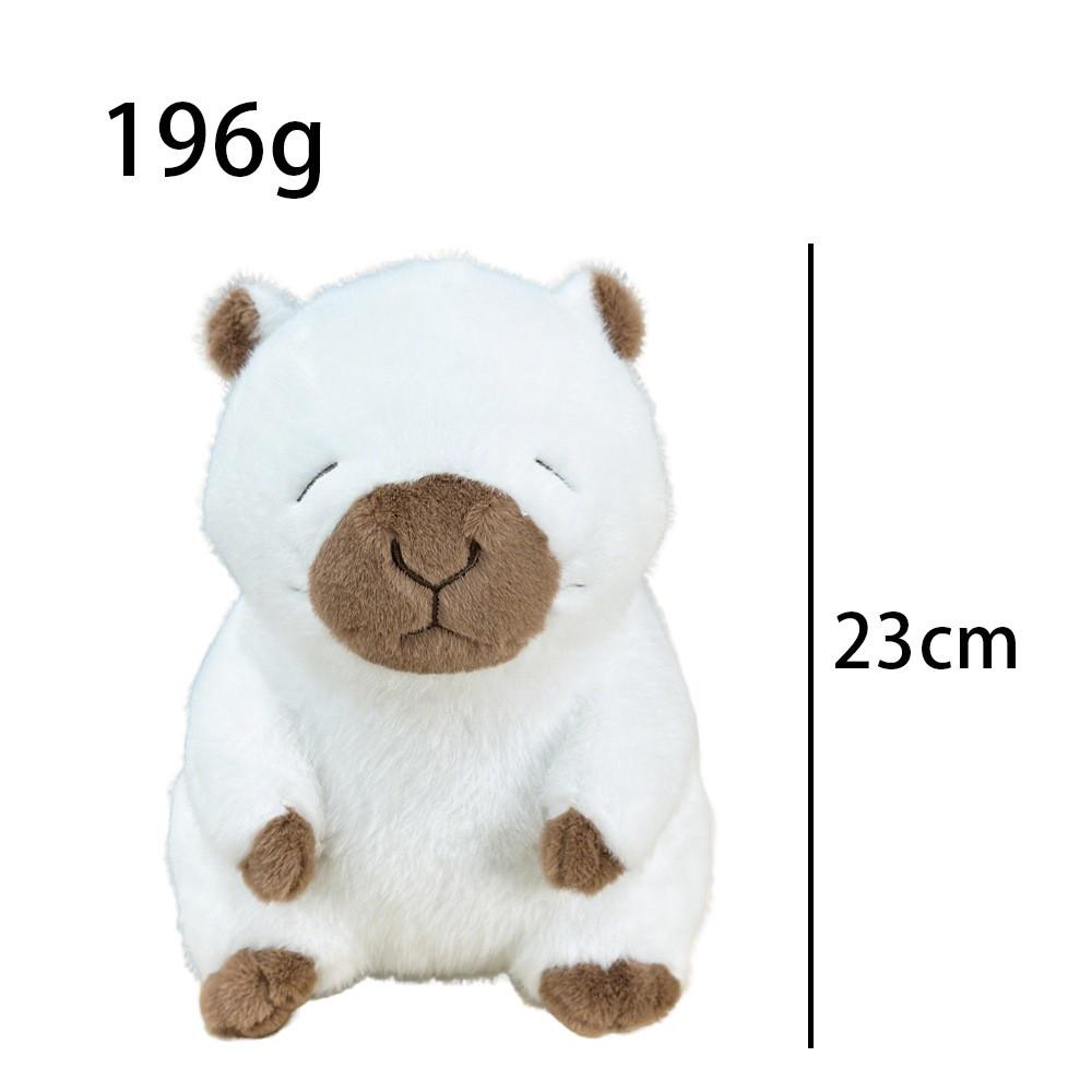 Plüsch-Capybara-Spielzeug mit weichem Kurzflor für Feiertagsdekoration und als Geschenk