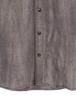 Burkeru Cotton Linen Dyed Long Sleeve Shirt Gray