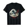 The Great Raunisex Wave Vintage Japanese Noodles T Shirt Vintage Casual Comfortable Streetwear Designer Clothes Unisex