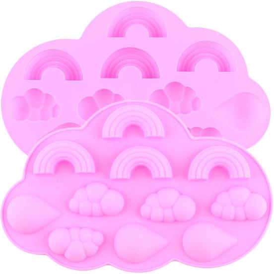 Clouds Shaped Silicone Chocolate Molds Cloud Chocolate Mold For Chocolate