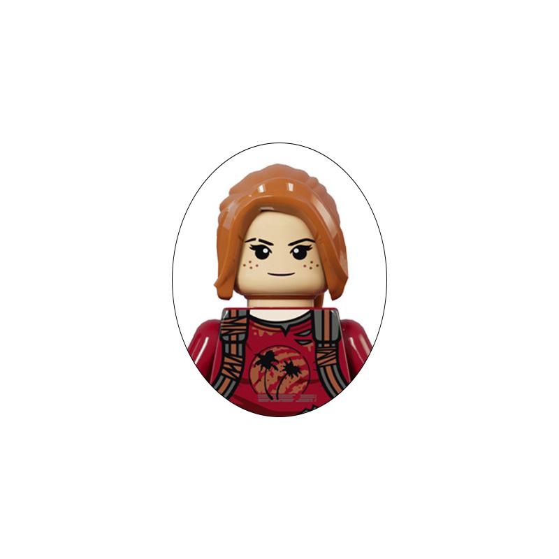 Edward Scissorhands Building Blocks Video Games Mini Action Figures Bricks Geralt Ciri Movies Assemble Toys for Children
