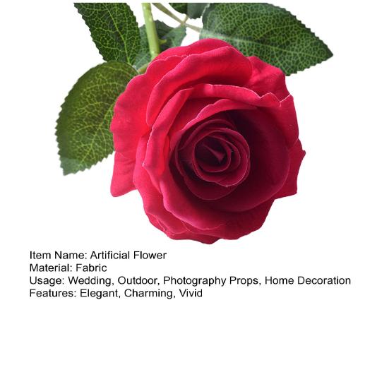 Künstlicher Rosenstrauß mit realistischem, langstieligem Seidenrosen-Strauß für Partys, Zuhause, Hochzeiten, Tischdekoration im Büro