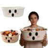 Halloween Cotton Rope Storage Basket with Handles for Candy and Snacks