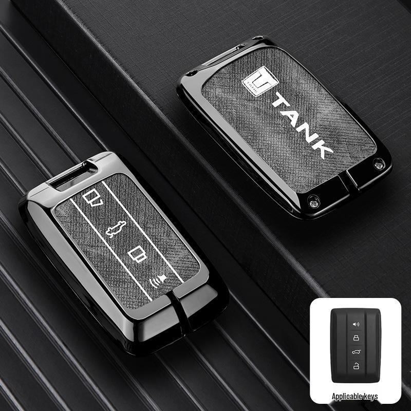 2024 Tank 300 Key Cover: Unisex Metal Shell with Buckle